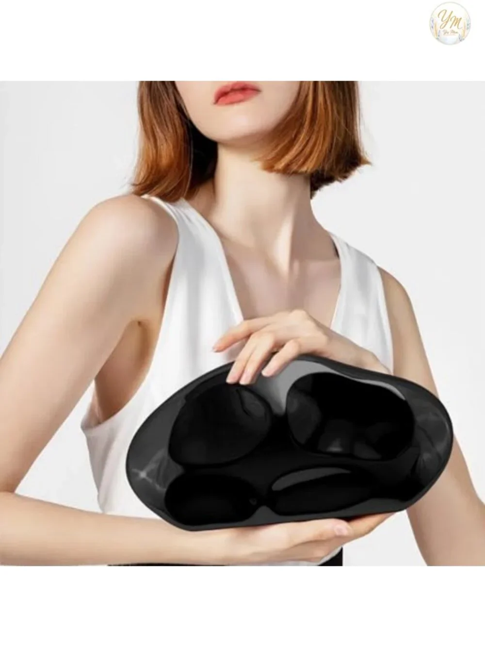 Acrylic Clutch Purse Evening Bag Chain Detachable Box Clutch Wedding Party